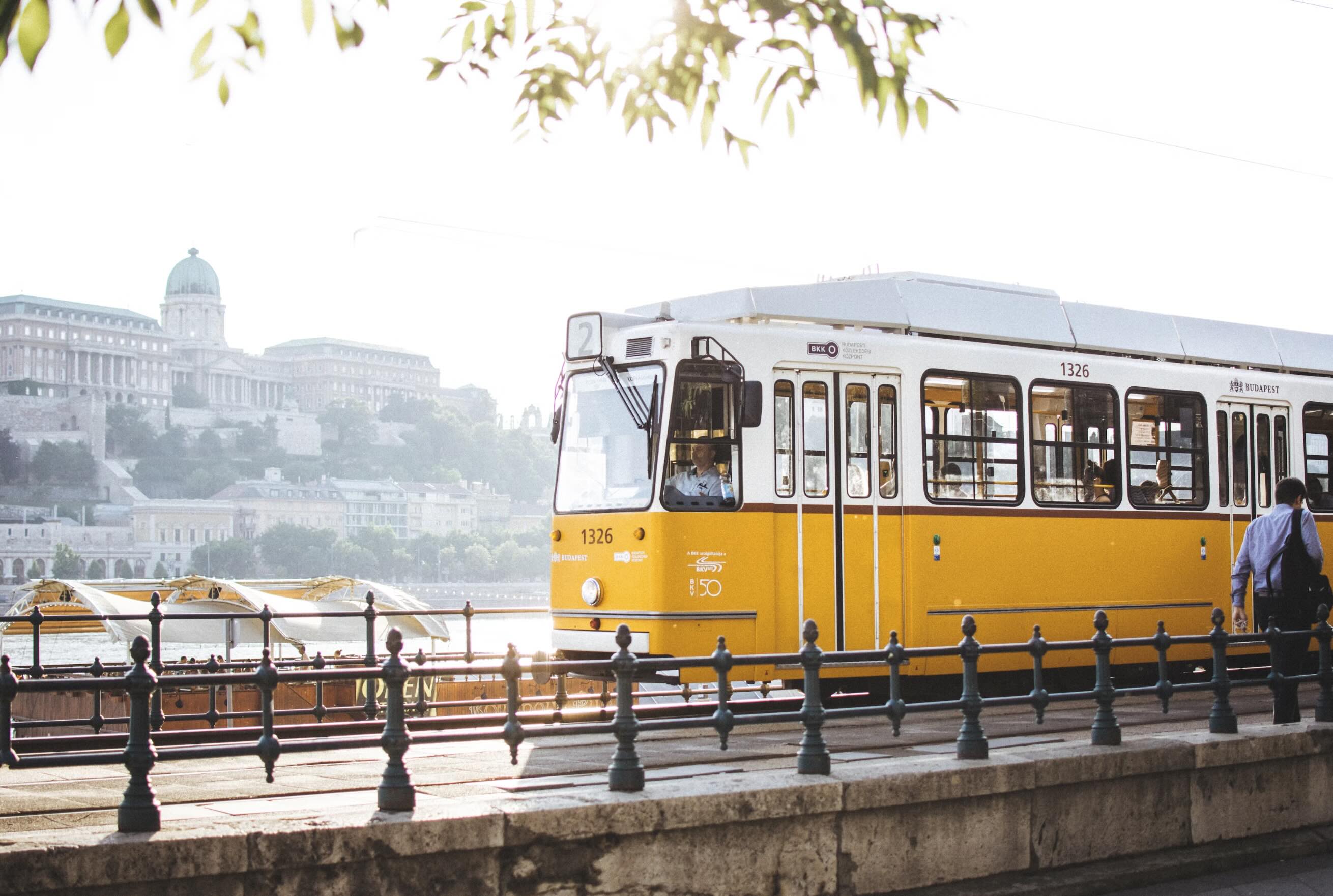 Aerial view of Budapest